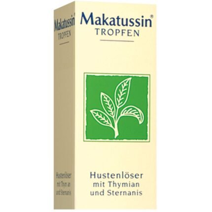 Makatussin Tropfen flesje met doseerdruppelaar voor nauwkeurig gebruik