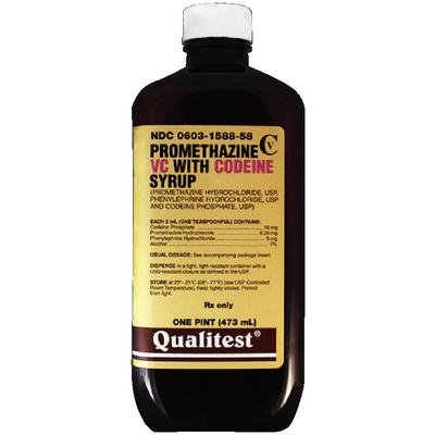 Promethazine VC met Codeine fles van Qualitest bij THC Online Kopen