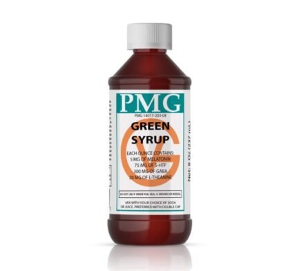 PMG Green Syrup rustgevende siroop fles THC Online Kopen