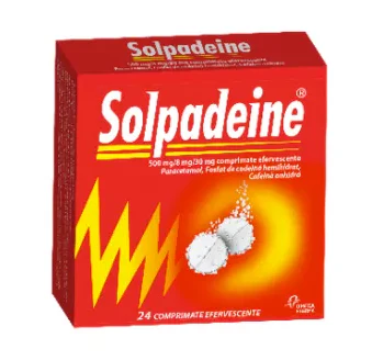Solpadeine 500 mg 24 bruistabletten verpakking voor snelle pijnstilling